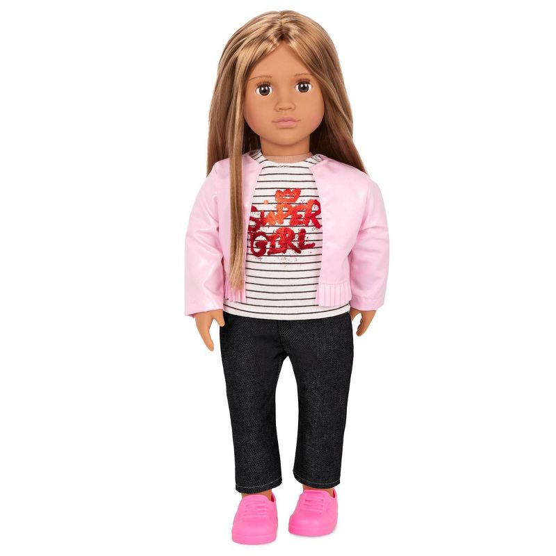 Our Generation Elena 18&#34; Fashion Doll with Jacket &#38; Super Girl Top, 4 of 6