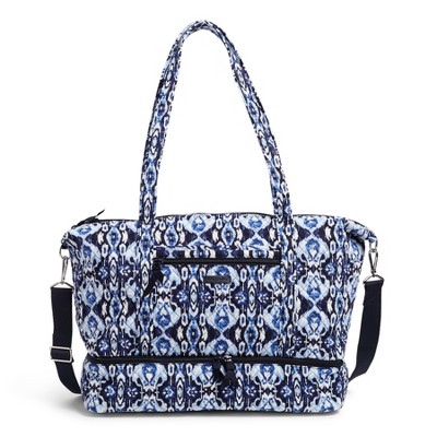 Vera Bradley Women's Cotton Deluxe Travel Tote Bag : Target