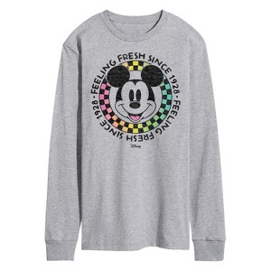 Men's - Disney - Mickey & Friends Long Sleeve Graphic T-Shirt - 1 of 4