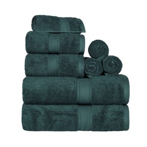 Luxury Cotton Heavyweight Ultra-Plush 8 Piece Towel Set by Blue Nile Mills - 1 of 4