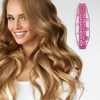 Unique Bargains Women's Heatless Voluminous Hair Roller 5.08"x1.57" Rose Red 2pcs - 2 of 4