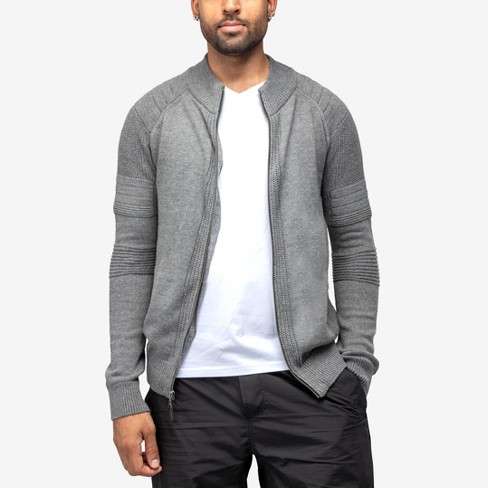 Long zip best sale up cardigan