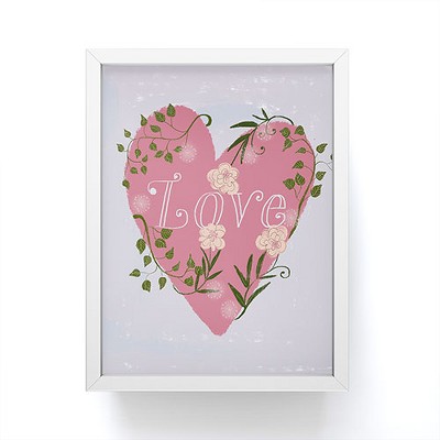 Joy Laforme Love your Valentine Framed Mini Art Print - Society6