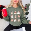 Simply Sage Market Women's Graphic Sweatshirt  Santa  Tree Mug Chart - 2 of 4