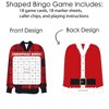 Big Dot of Happiness Jolly Santa Claus - Bingo Cards and Markers - Christmas Party Shaped Bingo Game - Set of 18 - 3 of 4