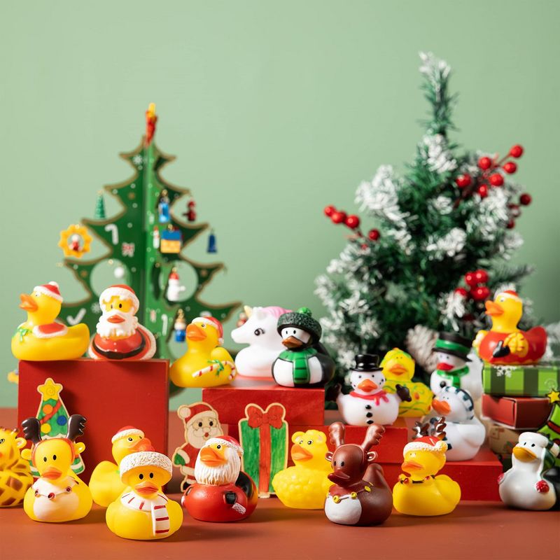 Roll over image to zoom in
JOYIN 24pcs Kids Christmas Rubber Ducks, 2 of 7
