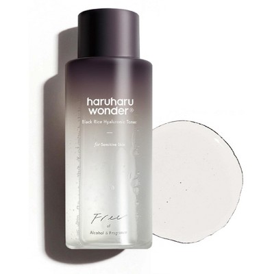 haruharu wonder Black Rice Hyaluronic Toner (Fragrance Free / Alcohol Free) First Essence [150ml] for Plump Skin.