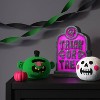 Fabric Pumpkin and Skull Figurine - Hyde and EEK! Boutique™ White - 2 of 3