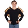 HalloweenCostumes.com One Size Men  Mens Steampunk Metal Dragon Wings Halloween Costume Accessory, Brown/Brown - 3 of 4