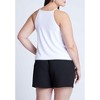ELOQUII Women's Plus Size Square Neckline Tank - 3 of 4