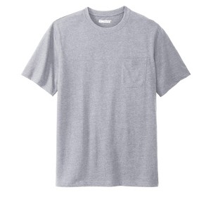 KingSize Shrink-Less Lightweight Pocket Crewneck T-Shirt - 1 of 4