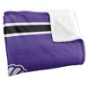 Winona State University Primary Logo Silky Touch Blanket White 50x60 - 3 of 4