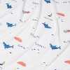 Polyester Rayon Jersey Fitted Crib Sheet - Cloud Island™ Nautical - image 4 of 4