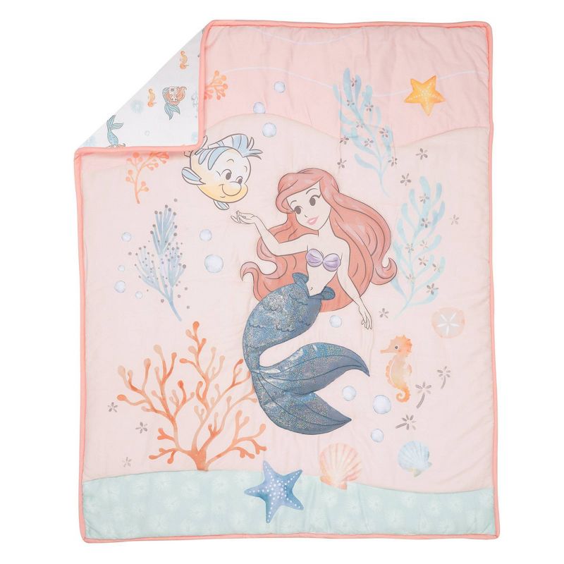 Bedtime Originals Disney&#39;s The Little Mermaid Crib Bedding Set by Lambs &#38; Ivy - 3pc, 4 of 11