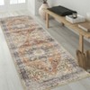 Luxury Pearl Velvet Persian Flower Rug, Foldable & Washable, Non-Slip, Kid & Pet Friendly, Durable Edges for Busy Areas - 3 of 4