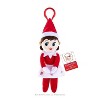 Elf on the Shelf Plushee Pals Mini Clip-On Set of 5, Includes Boy, Girl, Arctic Fox, Saint Bernard & Reindeer, Ages 3 and Up - 3 of 4