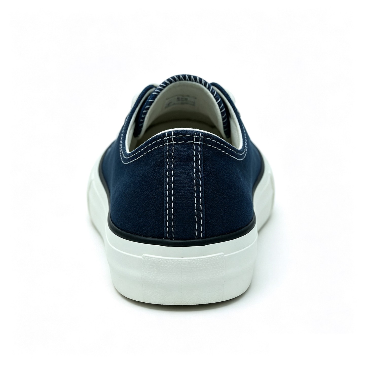 Мужские кроссовки Bangka Canvas Sneakers Classic Lace Up Fashion Casual Shoes, Navy, цвет: Тёмно-синий — фото 5