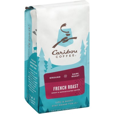 Caribou Coffee French Dark Roast Ground Coffee - 12oz