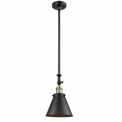 Appalachian - 1 Light Stem Hung Tiltable Mini Pendant In Traditional Style-13 Inches Tall and 8 Inches Wide