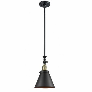 Appalachian - 1 Light Stem Hung Tiltable Mini Pendant In Traditional Style-13 Inches Tall and 8 Inches Wide - 1 of 1