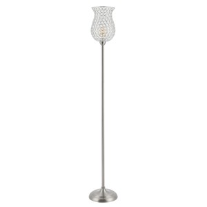 Ricky 70" Floor Lamp - FLL4089 - Nickle - Safavieh - 1 of 4