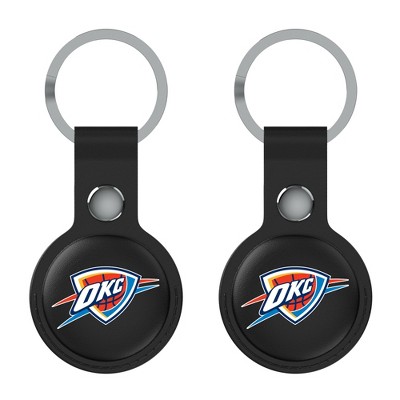 Keyscaper NBA Western Conference Teams Insignia Black Airtag Holder 2-Pack