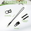 Unique Bargains Braided Soft Keychain ID Badges Lanyard with Metal Ring - 2 of 4