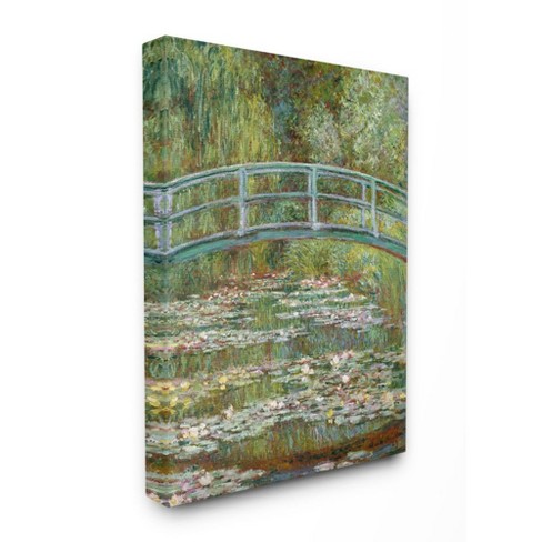 Stupell Industries Bridge Over Lilies Monet Classic Painting : Target