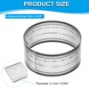 Unique Bargains PET Plastic Film Flexible Ruler with R Angle and Width Lines - 2 of 4