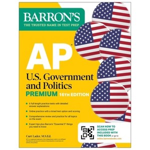 AP U.S. Government and Politics Premium, Sixteenth Edition: Prep Book with 6 Practice Tests + Comprehensive Review + Online Practice (2026) - 1 of 1