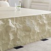 NicBex 43.31" Vintage Fiberglass Elliptical Coffee Table,Matte Rocks Table front of the Sofa, Irregular Center Table for Living Room - 3 of 4