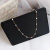 Attop Dainty 14K Gold Plated Simple White Pearls Choker Necklace Elegant Tiny Small Pearl Necklaces - 3 of 4