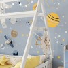 TopComfy Beds Twin Size Low Floor House Bed Low Floor Build Structure House Style with Roof Fence for Kids Bedroom, White, 80.91"*15.55"*6.5" - 3 of 4