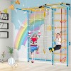Costzon Toddler Climbing Toys, 6-Piece Climb & Crawl Foam Playset with PU Cover for Crawling, Climbing & Walking, Indoor Toy for Ages 1–3 (Pink) - 3 of 4