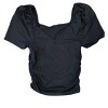 Women's Shirred Short-Sleeve Top - bobi - 2 of 3