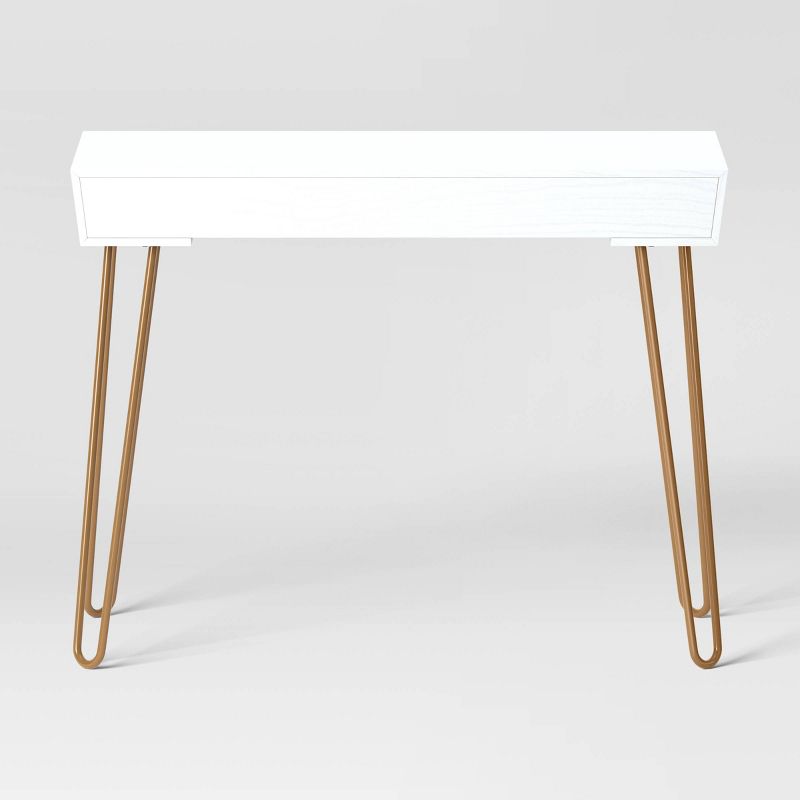 Hairpin Writing Desk with Storage - Threshold™, 5 of 10
