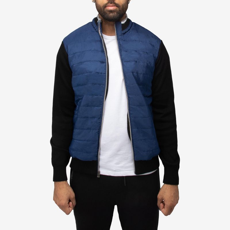 X RAY Men's Lightly Padded Hybrid Sweater Jacket, 3 of 7