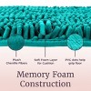 Lavish Home 2-Piece Chenille Memory Foam Bathroom Rugs Set - 3 of 4