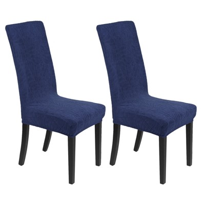 Unique Bargains Waterproof Jacquard Elastic Band Durable Dining Chair Slipcovers