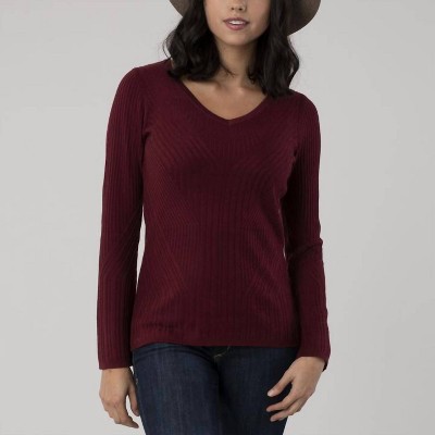 Women's Coco V-Neck Sweater - krimson klover