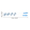 Unique Bargains Multiple Trigger Points Neck Shoulder PP TPE Handheld Back Massager Blue 1 Pcs - 4 of 4