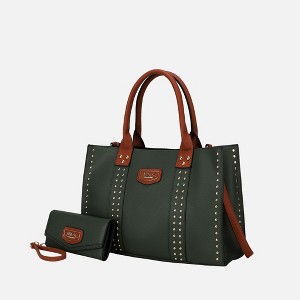 MKF Collection Davina Vegan Leather Women’s Tote Bag with wallet by Mia K - 1 of 4