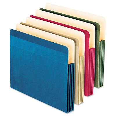 Pendaflex Recycled Paper Color File Pocket Letter 4 colors 4/Pack 90164