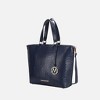 MKF Collection Beryl Python-embossed Women’s Tote Bag with Wristlet by Mia K - 2 of 4