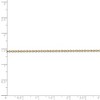 Black Bow Jewelry 1.4mm, 14k Yellow Gold Solid Link Cable Chain Necklace - 4 of 4