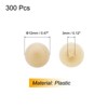 Unique Bargains Plastic Decoration Furniture White Screw Cap Covers - 2 of 4