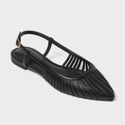 Обувь A New Day Women’s Marisol Flats with Memory Foam Insole - A New Day™ Black 7.5