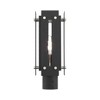 Livex Lighting Utrecht 1 - Light Post Light in  Black/Brushed Nickel - 4 of 4