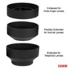 Vivitar 58mm Soft Rubber Collapsible Lens Hood For Canon DSLR Cameras - 2 of 4