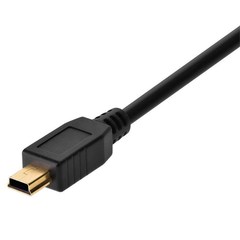 Monoprice USB/Lightning Cable - 15 Feet - Black | USB-A to Mini-B, 5-Pin, 28AWG conductors, 3 of 6